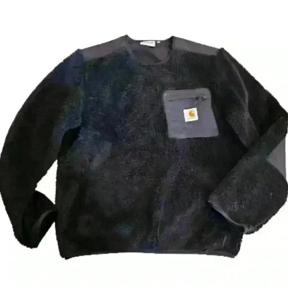 Carhartt Mens Black WIP Jackson Crew Sweatshirt S - Picture 3 of 12